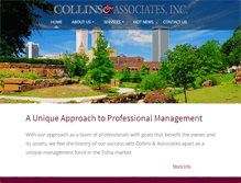 Tablet Screenshot of collins-associates.net